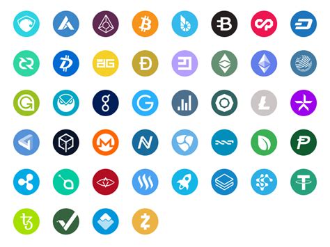 Cryptocurrency Icons By Christopher Downer On Dribbble