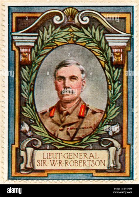 Field Marshal Sir Robertson Stamp Stock Photo Alamy
