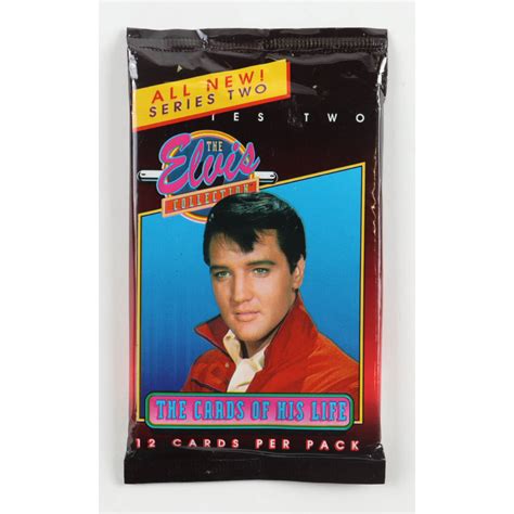 1992 Elvis Presley Trading Card Pack With 12 Cards Pristine Auction