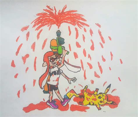 Inkling And Pikachu Smash Amino