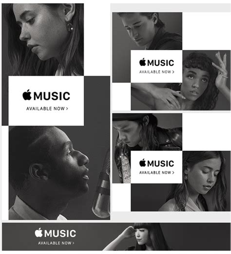 Exemple Banniere Publicitaire Web Apple Music Web Design Logo Design