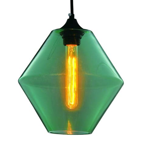 See more ideas about ceiling lamp, lamp, ceiling lights. Modern Retro Industrial Light Green Diamond Pendant Light ...