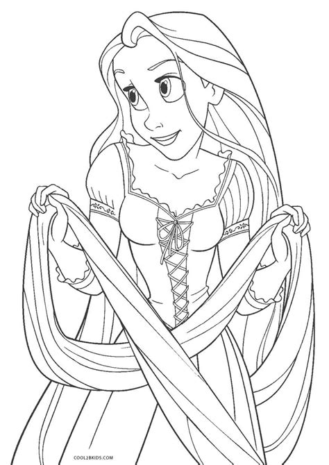 printable tangled coloring pages  kids coolbkids