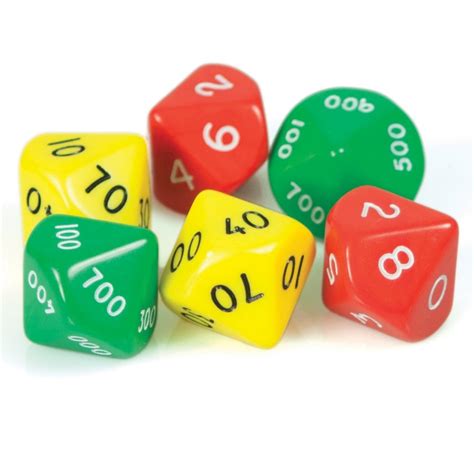 Jumbo Place Value Dice Primary Maths From Early Years Resources Uk