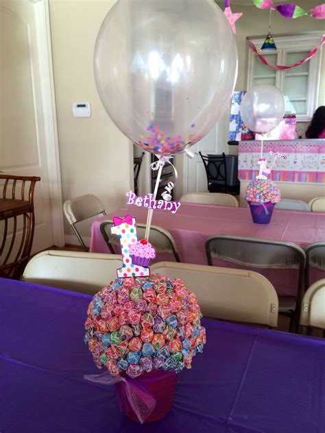 Table Centerpiece Ideas For 1st Birthday Table Decoration