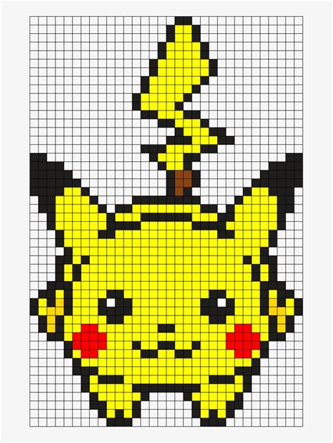 Pikachu Pixel Art 32x32 Garland Sp Dc4
