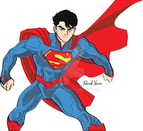 New 52 Superman Illustration By Ronnie8886 On Deviantart