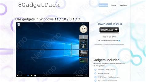 Cara Menampilkan Menambahkan Widget Di Windows Pinhome Hot Sex