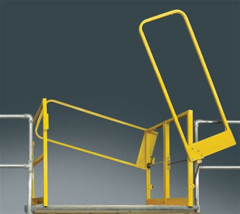 Mezzanine Gates Osha Compliant Fall Protection Fabenco