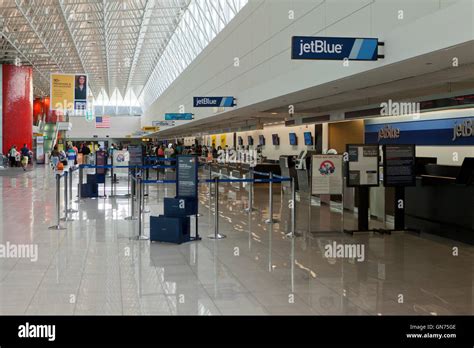 JetBlue Airlines ticket counter at BWI International airport - USA