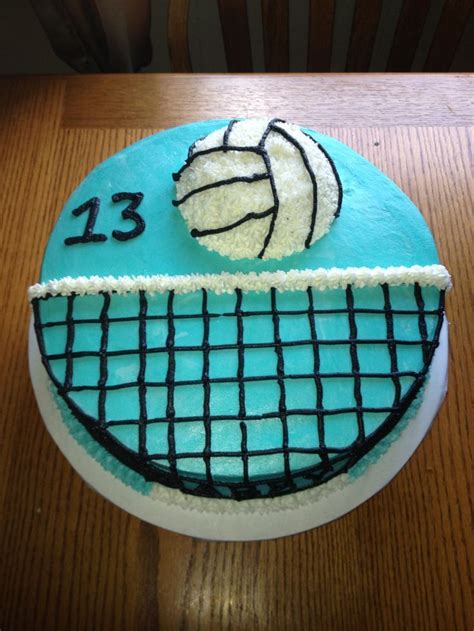 Vball Cake With Images Volleyball Cakes Volleyball Birthday Cakes Volleyball Birthday Party