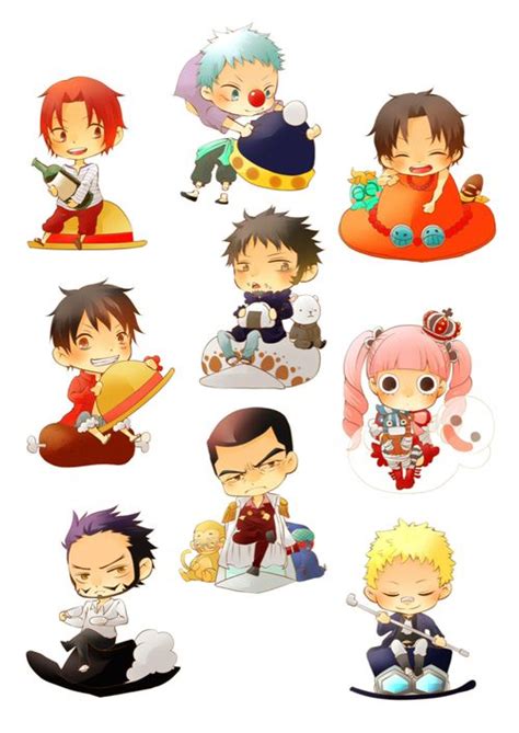 Chibi One Piece Anime Characters