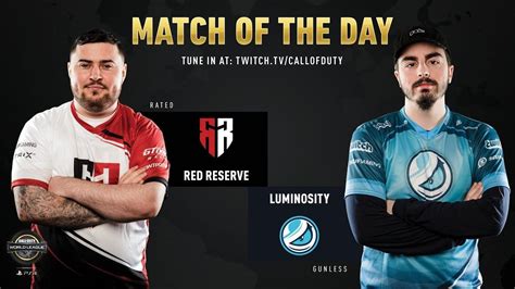 Red Reserve Vs Luminosity Cwl Pro League 2019 Division A Week 1