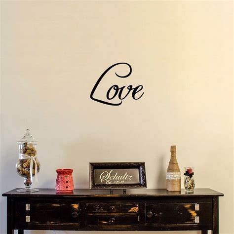 Love Wall Decal Love Vinyl Wall Decal Vinyl Wall Decal Love Home