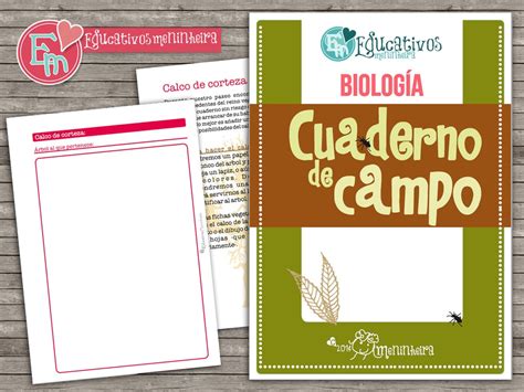 Cuaderno De Campo Imprimible Para Niños Español Etsy België