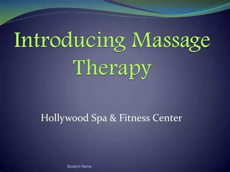 Ppt Introducing Massage Therapy Powerpoint Presentation Free Download Id2556020