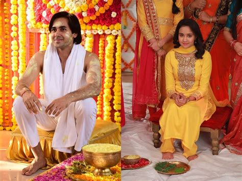 Randeep Rai Ashi Singh Prep Up For Their Grand Reel Haldi Ceremony In