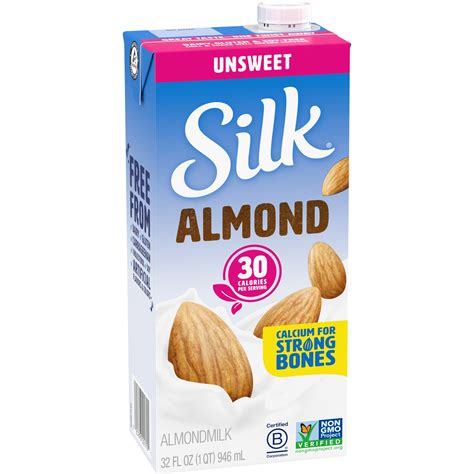Silk Purealmond Original Unsweetened Almond Milk Shop Milk At H E B