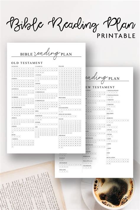 Bible Reading Printable Chapter By Chapter Checklist
