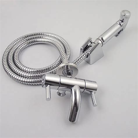 Buy Chrome Solid Brass Bidet Hand Sprayer Toilet