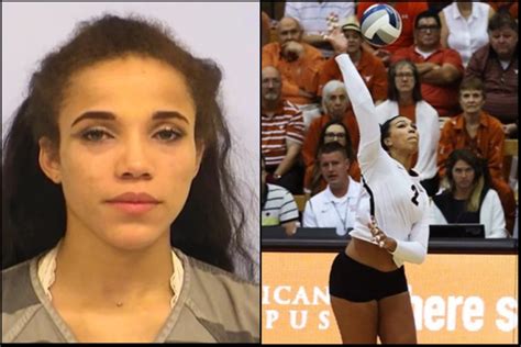 Texas Volleyball Micaya White Arrested For Dui Photos Blacksportsonline