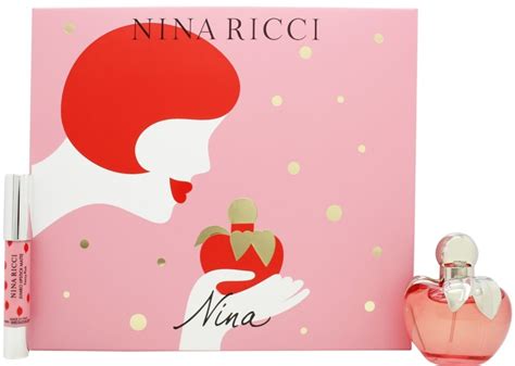 Nina Ricci Nina Комплект Edt50ml Lipstick25g Makeupbg