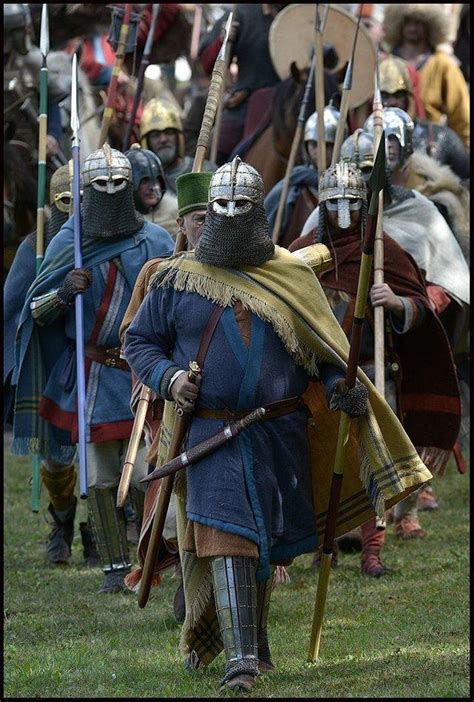 Anglo Saxon Warrior Re Enactors Armsandarmor Keltische Krijgers
