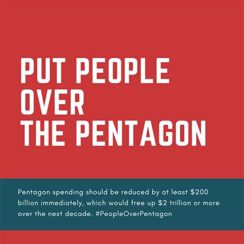 Its Time To Put People Over Pentagon And Slash 200 Billion