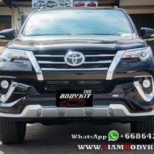 T Sport Bodykit For Toyota Fortuner Color Siam Bodykit