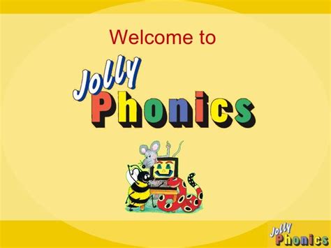 Welcome To Jolly Phonics Phonics Tricky Words