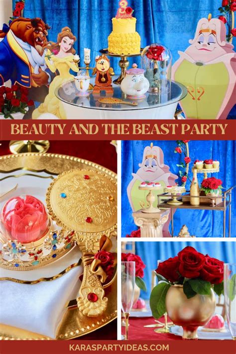 Karas Party Ideas Beauty And The Beast Party Karas Party Ideas