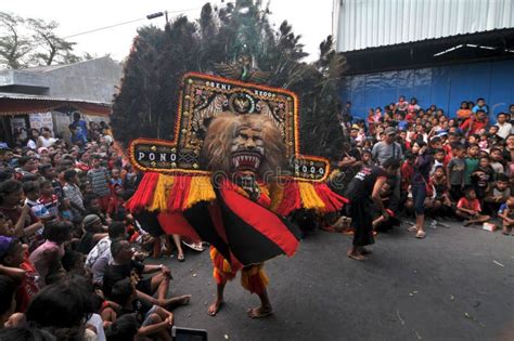 Reog A Traditional Art From Ponorogo Editorial Image Image Of