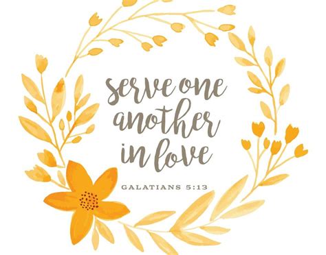 Serve One Another In Love Galatians 513