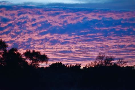 Purple Cloud Sunset Stock Image Image Of Landscape 107444563