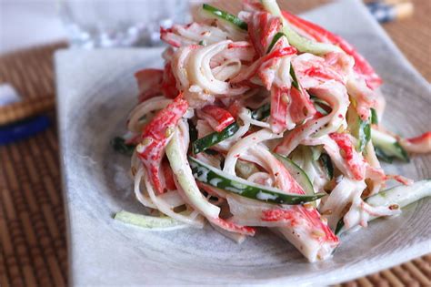 How To Make Kani Salad Japanese Kanikama Salad Sauce Recipe Kanikama Crab Stick