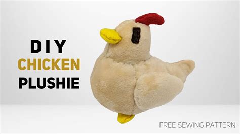 How To Make A Stardew Chicken Plushie Free Pattern Youtube