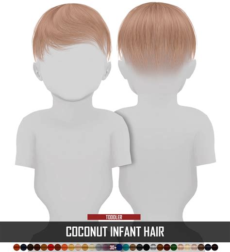 Coconut Tree Infant Hair Redheadsims Cc