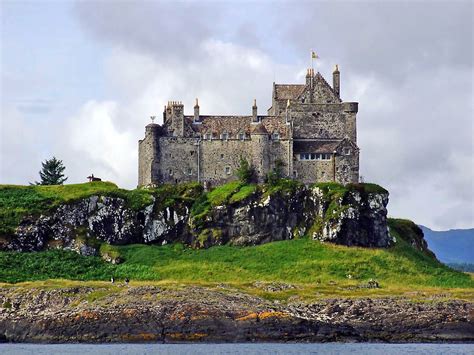 Duart Castle On The Isle Of Mull In Scotland The Castle From The Movie
