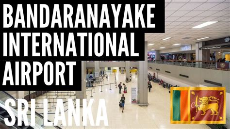 Walking Inside Bandaranaike International Airport Sri Lanka Duty