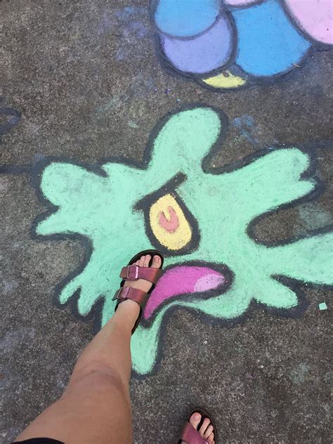 Easy Sidewalk Chalk Drawings Step By Step Magicheft