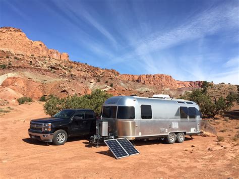 Dry Camping Just Outside Of Capitol Reef National Park Airstream Travel