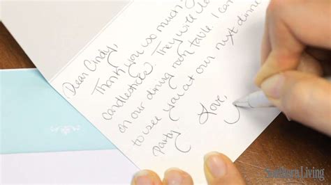 How To Write A Thank You Note Southern Living