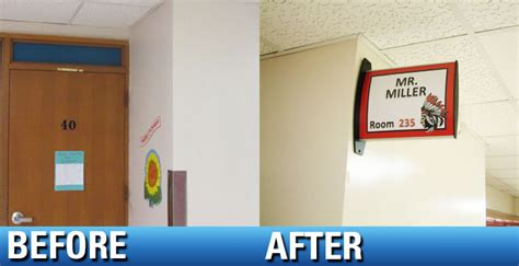 Roomtagz Hallway Signs Transform Your School Schoolhallway