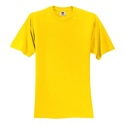 Fruit Of The Loom 3930 Heavy Cotton Hd T Shirt Yellow