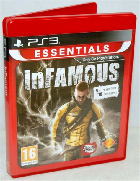 Infamous Ps3 Essentials Sony Playstation 3 Pal Region 2 Video Game