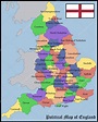Mapa Político de Inglaterra 2022