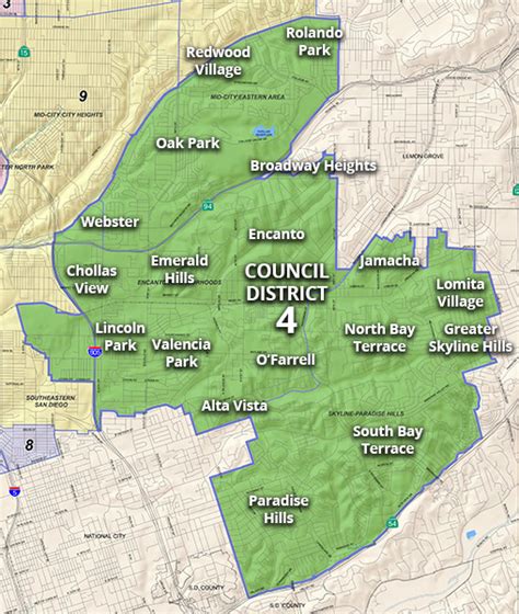 32 Map Of San Diego Neighborhoods Maps Database Source