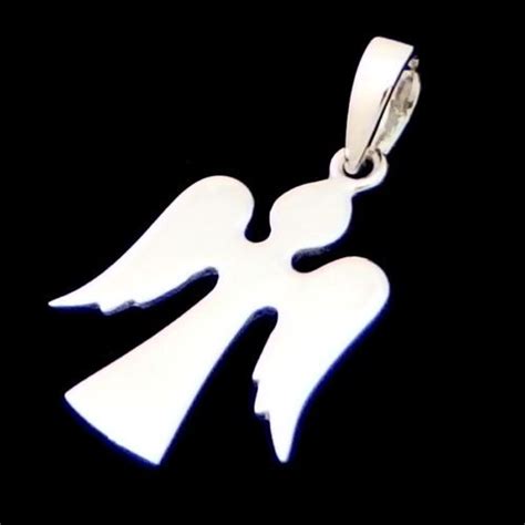Silver Angel Pendant Necklace Silver Angel Necklace Silver Surfers