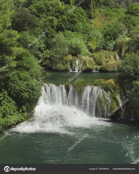 Krka Waterfall Croatia — Stock Photo © Suljo 166305044