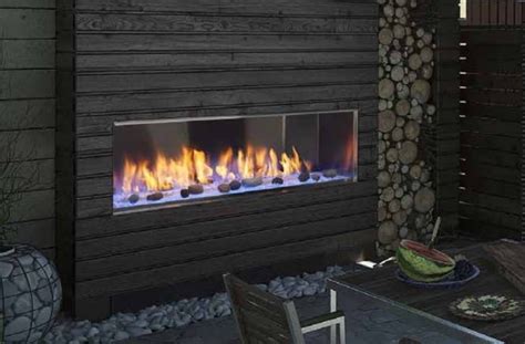 Outdoor Lifestyles 60 Lanai Outdoor Gas Linear Fireplace